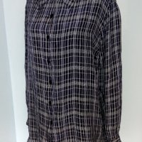 Риза тип туника в каре от ацетатна коприна "No 1" collection, снимка 5 - Ризи - 28672922