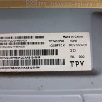 T con board HV430QUB70,TV PHILIPS 43PUS7505/12, снимка 2 - Части и Платки - 43760363