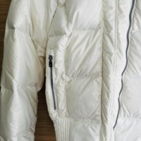 Бяло зимно яке Nike XS, снимка 5 - Якета - 43697110