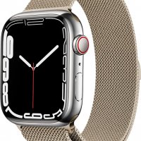 Метална верижка каишка Apple Watch 2/3/4/5/6/7/SE 38/40/41/42/44/45, снимка 8 - Аксесоари за Apple - 37765559