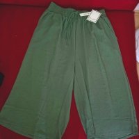 Зелен дамски панталон , снимка 1 - Панталони - 43314228