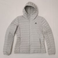 Adidas Varilite Soft Hooded Down Jacket оригинално пухено яке S Адидас, снимка 1 - Спортни екипи - 43019549