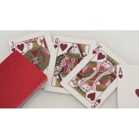 карти за игра BEE METALLUXE RED нови  Класически дизайн на карти Bee Diamond Back завършен с красиво, снимка 4 - Карти за игра - 33294864