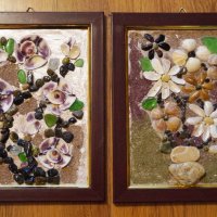 Картини с миди, камъчета и морски пясък, снимка 18 - Подаръци за рожден ден - 23225670