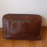 стара кожена ретро чанта, снимка 1 - Антикварни и старинни предмети - 28663494