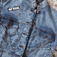 Pause jeans/ Negative wear късо дънково яке, снимка 6 - Якета - 33019582