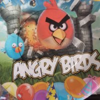 Angry Birds енгри бърдс 6 бр големи парти чинии чинийки, снимка 1 - Чинии - 32873648