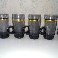 Чаши от опушено стъкло, снимка 1 - Чаши - 40269373