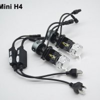 Комплект LED Mini H4 Крушки, Проектор, Automat, 6000K 36W 12V, снимка 4 - Аксесоари и консумативи - 27782312