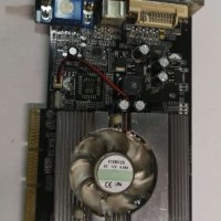 Видеокарта NVidia GeForce  FX5200 128MB DDR 128bit AGP, снимка 1 - Видеокарти - 43327901