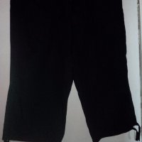 Trend one - XL- Нов  черен памучен 3/4 панталон/ бермуди за едра дама, снимка 6 - Къси панталони и бермуди - 33345275