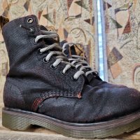 Dr.Martens  Page  кубинки със състарен ефект,бордо и черно, снимка 2 - Дамски боти - 36862032