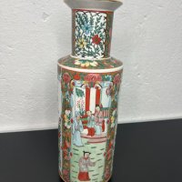 Китайска порцеланова ваза №5034, снимка 3 - Антикварни и старинни предмети - 44100508