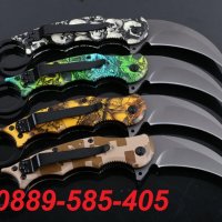 Уникален италянски сгъваем нож FOX KNIFE FA33 – KARAMBIT карамбит, снимка 1 - Ножове - 32753049