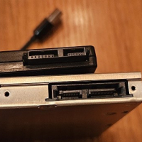 USB кабел за записвачка от лаптоп Mini SATA 2, снимка 2 - Друга електроника - 44865289