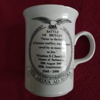 Колекционерска чаша 50 години от битката за Британия 1940-1990. Англия. маркирана., снимка 6 - Колекции - 43153818