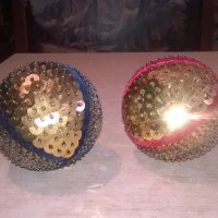 топки 2бр-цвят злато-9см-внос швеицария, снимка 2 - Колекции - 27447048