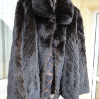 Дамско Качествено късо Палто от Визон, снимка 1 - Палта, манта - 43484696