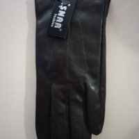 Кафяви мъжки кожени ръкавици Естествена кожа М, снимка 2 - Ръкавици - 43750618