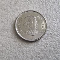Монети . Канада .1 , 5  и 25 цента.  1 и 2 долара. 5 бройки., снимка 10 - Нумизматика и бонистика - 38663264