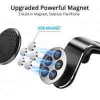 360° Универсална Магнитна стойка за телефон за автомобил-кола , снимка 8 - Аксесоари и консумативи - 28725999