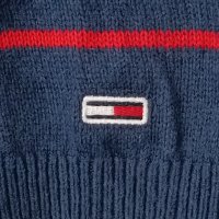 Tommy Jeans Pullover оригинален пуловер L памучен пуловер Hilfiger, снимка 8 - Пуловери - 44077784