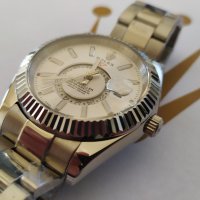 Мъжки часовник ROLEX SKY-DWELLER 42мм двойно часово време клас 5А+, снимка 3 - Мъжки - 28262427