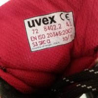 Работни обувки UVEX N43, снимка 3 - Мъжки боти - 43923537