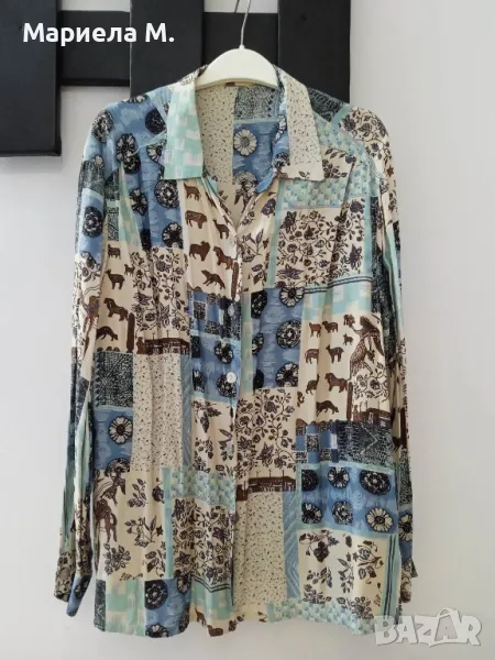 Памучна oversize риза, S, снимка 1