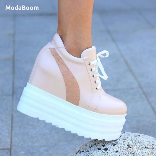 Дамски кецове на платформа, снимка 1