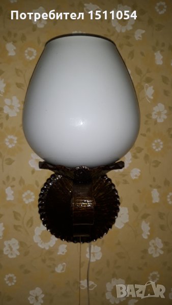 Лампа за стена от ковано желязо, снимка 1