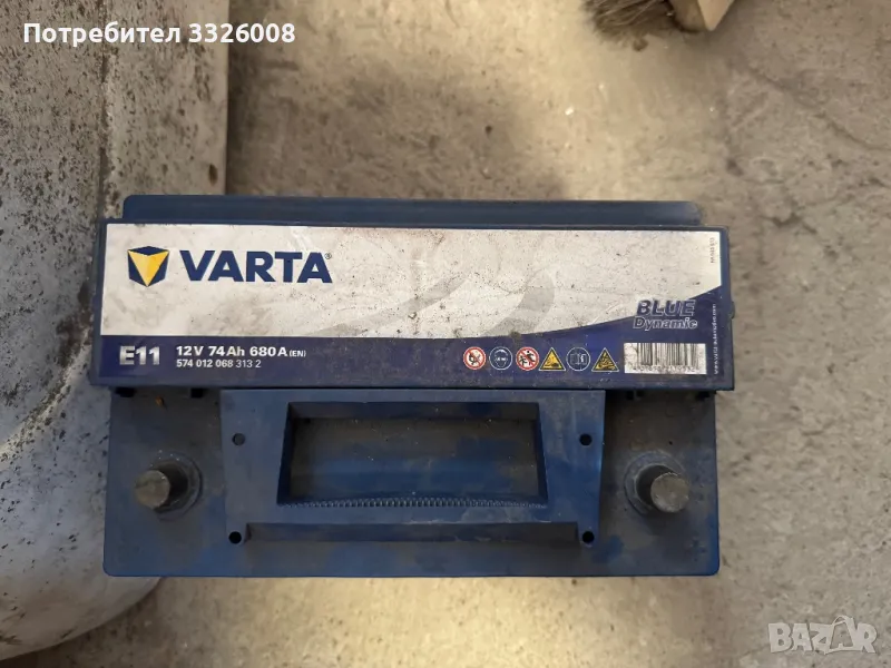 Акумулатор  Varta 74ah 680A, снимка 1