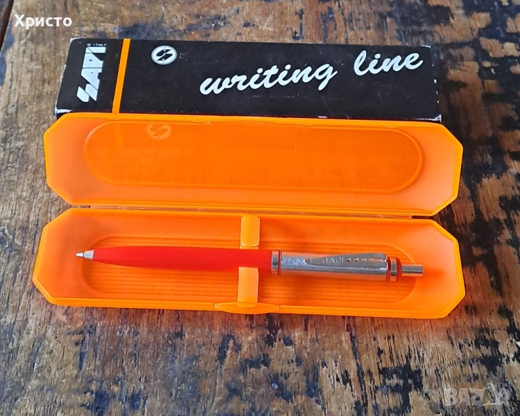 химикалка Сапи Sapi Италия метал оригинал видове, снимка 1