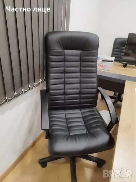 Продавам 2 броя нови кожени директорски столове, снимка 1
