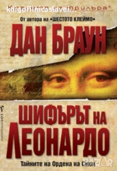 Дан Браун - Шифърът на Леонардо (2003)(Кралете на трилъра), снимка 1