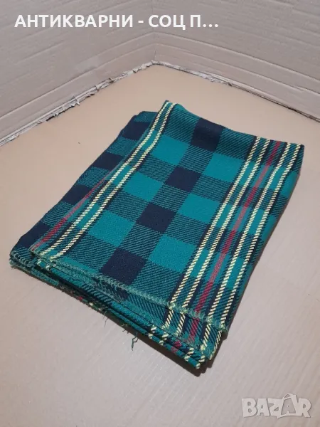 Старо Ръчно Тъкано Двулицево Одеало Размери 190/150см., снимка 1