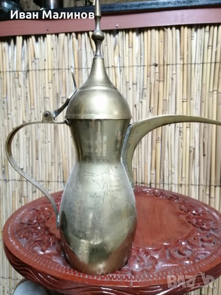 Стар бронзов арабски ибрик , снимка 1