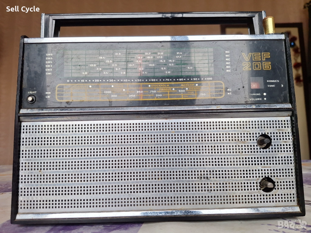 ✅РАДИО/ТРАНЗИСТОР ВЕФ/VEF 206❗, снимка 1