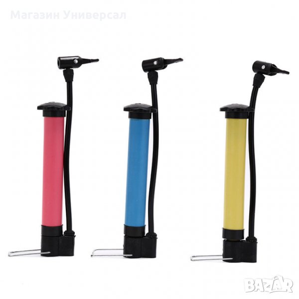 Чисто нова малка помпа за велосипед колело скутер топка и др, снимка 1