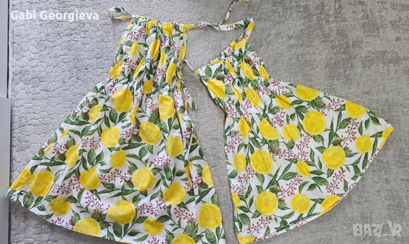 Рокля за мама и дете ,мама S,дете 4-5г, снимка 1