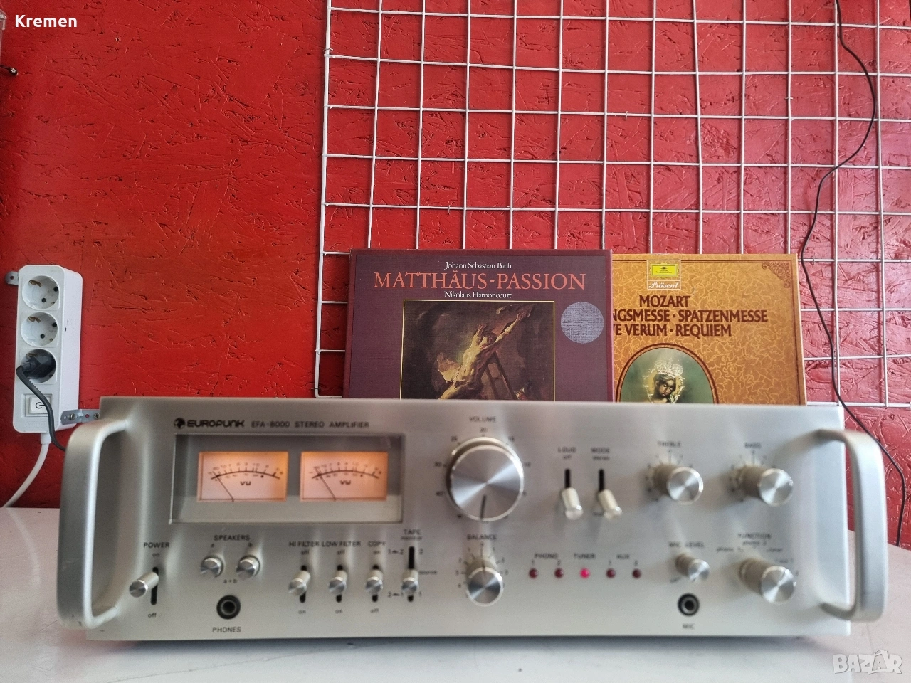 Усилвател EUROFUNK EFA -8000.. LENKO -50, снимка 1