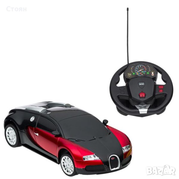 RC кола Buggati Veyron 16.4 Grand Sport Red с волан, снимка 1