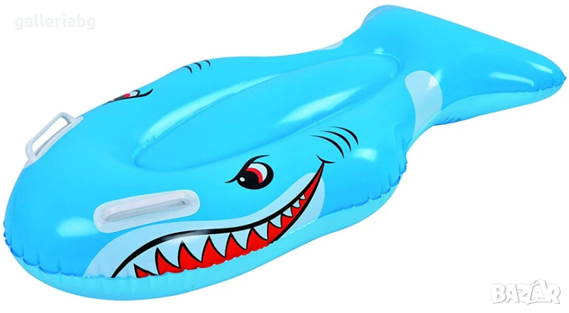 Надуваем сърф акула с дръжки – 100×54 см, снимка 1