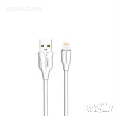 Кабел Lightning към USB за iPhone 5, 6, 7, 10 X 11 LdNio LS362 - 2м. iPad 4 & iPad Mini бял, снимка 1