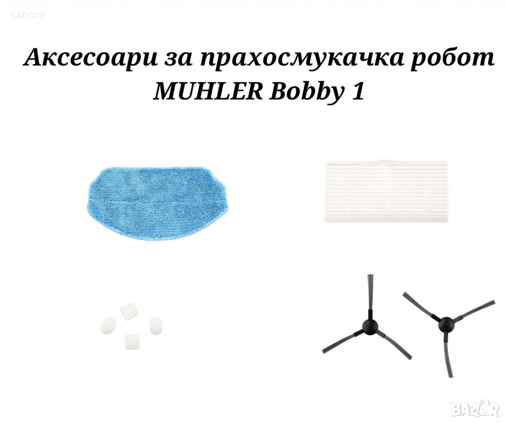 Аксесоари за прахосмукачка робот MUHLER Bobby 1, снимка 1