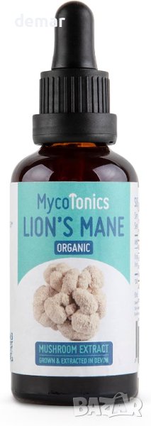 MycoTonics Organic Lion's Mane Течни капки екстракт от лъвска грива, снимка 1