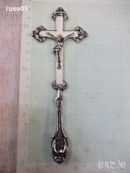 Кръст метален с разпятието - 67,77 гр., снимка 1