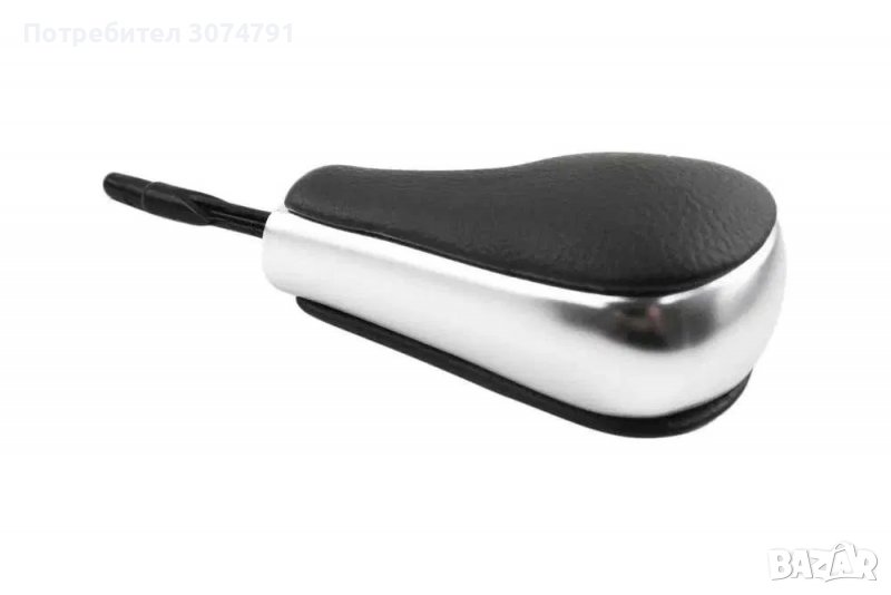 Кожена Топка за скоростен лост 8013-S Автоматик БМВ BMW 1 3 E81 82 87 88 E90 91 92 93, снимка 1