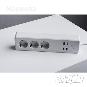 Смарт Wi-Fi разклонител 7 в 1 , Smart wifi german type socket , Интелигентен разклонител, снимка 1