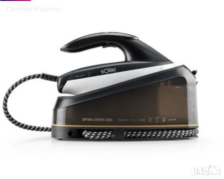 Парна ютия Solac Optima Center 3000 – 3000W, 7 bar налягане, 130 g/min, 1.5L, снимка 1